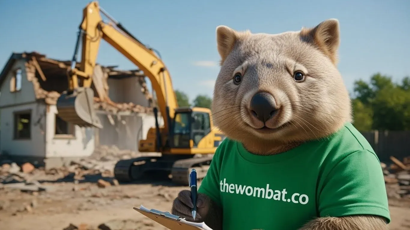 Homeowner comparing demolition quotes in Perth
